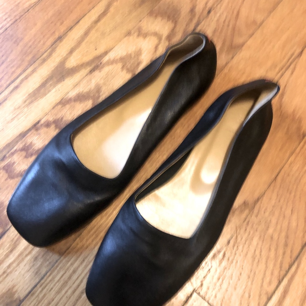 Aeyde nwot leather premium ballet flats sz38